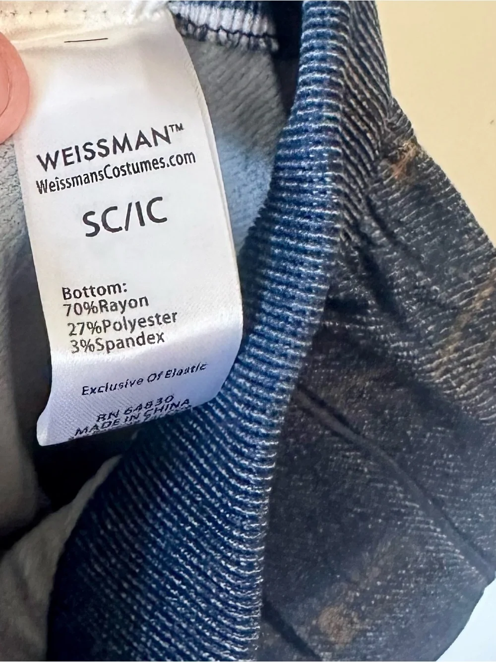 Weissman Hot Pink/Black Plaid Shirt and Faux Jeans Bottoms Dance Outfit - SC/IC
